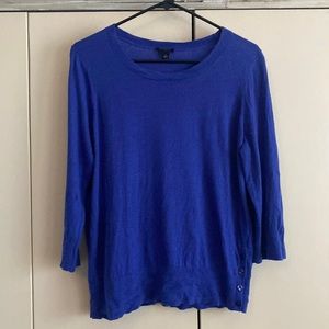 💥 Purple Ann Taylor Button sweater